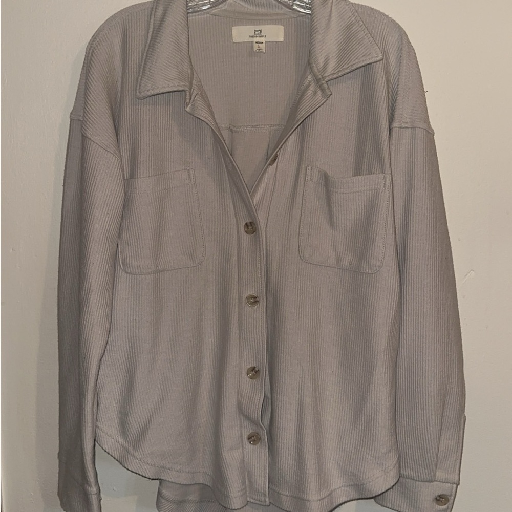 Thread & Supply Cream Shacket